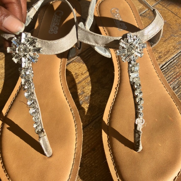 Carlos Santana Crystal sandals - Picture 2 of 4